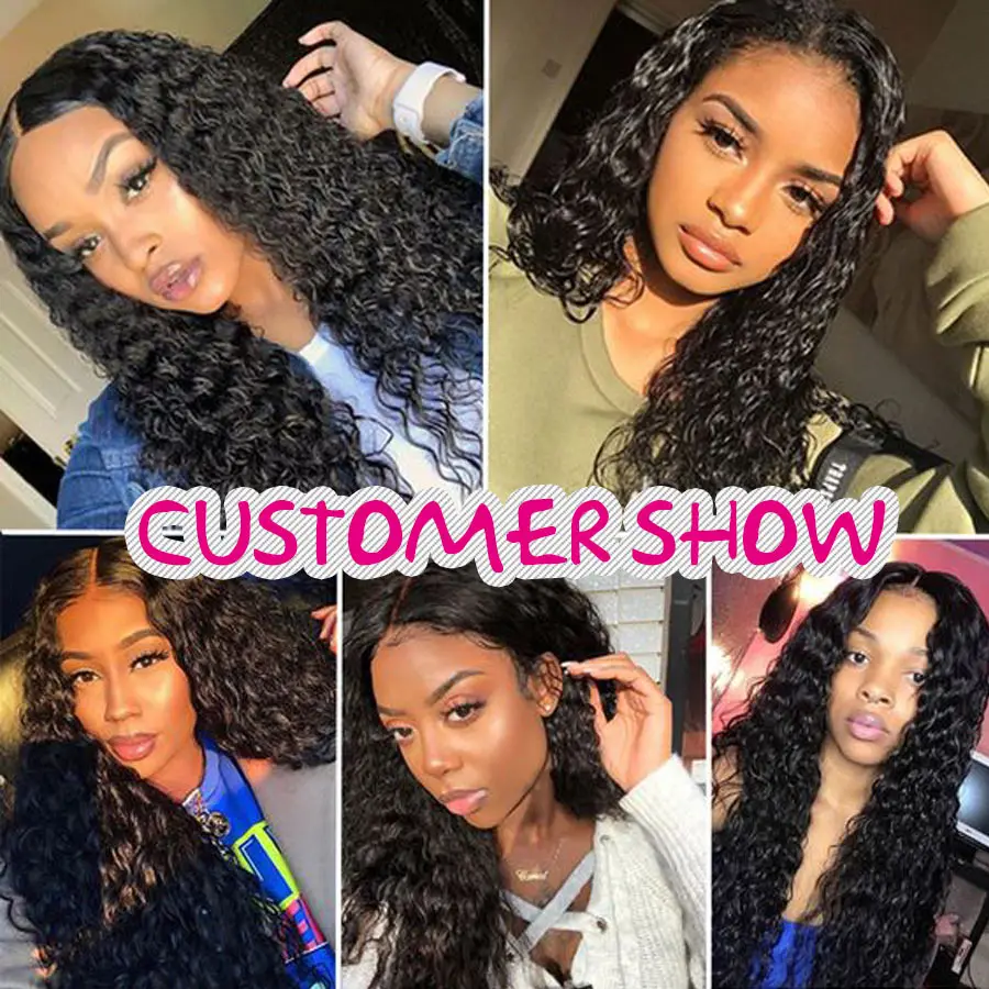 

28 30 Inch Human Hair 1/3/4 Bundles Water Wave Peruvian Hair Weave Bundles Wave Hair Bundles 100% Human Hair Remy Alrence Hair