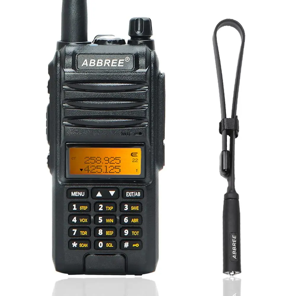 2020 Abbree AR F3 трехдиапазонная 8 Вт рация uhf vhf 220 260 МГц ham Дальний диапазон ручное