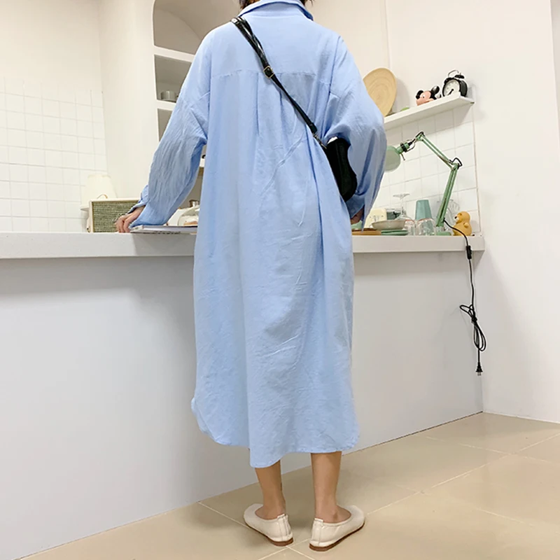 Рубашка женская Повседневная офисная с длинным рукавом модная блузка из хлопка и