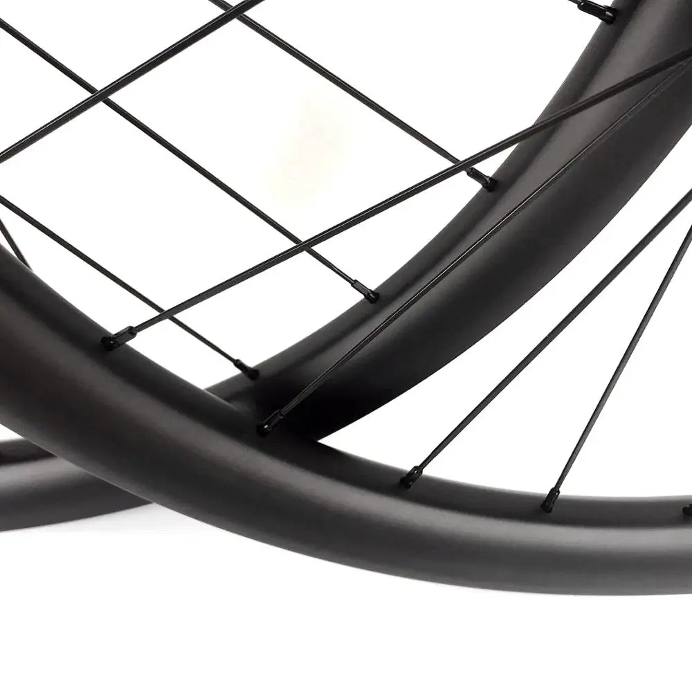 29er бескамерный горный велосипед Углеродные колеса 40 мм ширина 30 глубина MTB DH