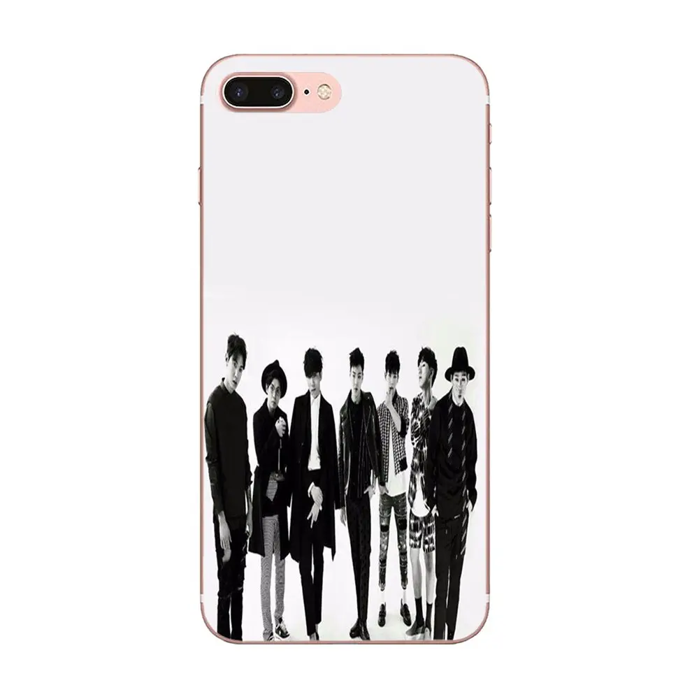 Monsta X KPOP Boy Group для Apple iPhone 4 4S 5 5C 5S SE SE2 6 6S 7 8 11 Plus Pro XS Max XR задние обложки тонкие |