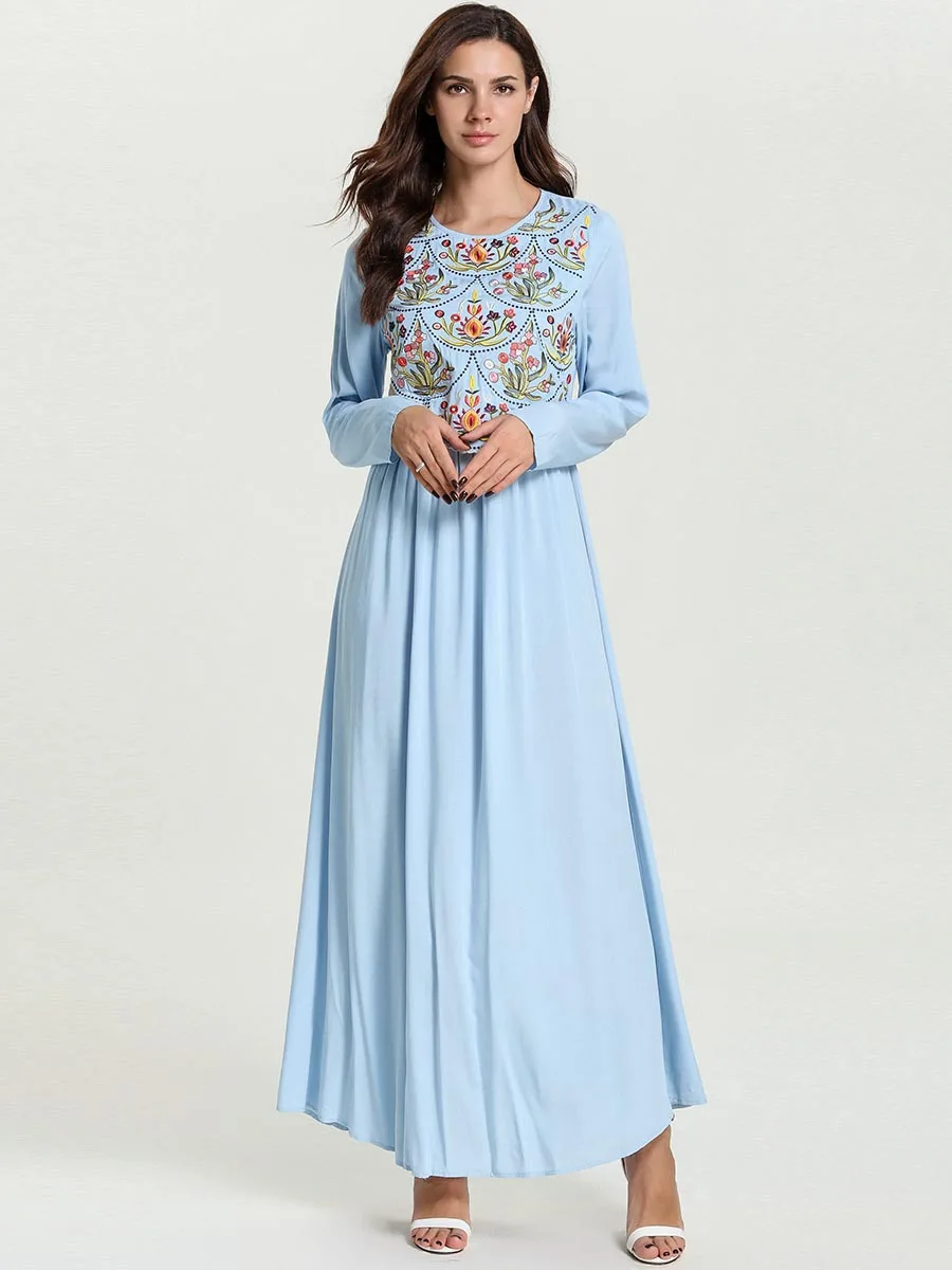 Марокканский кафтан 2019 модное мусульманское платье большого размера с