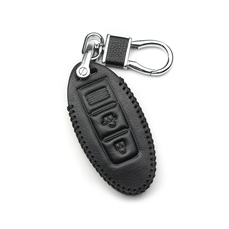Car key case for cars leather remote key for Nissan Note Micra k12 x trail t31 t32 Qashqai Teana j32 j10 patrol y62 Tiida Murano