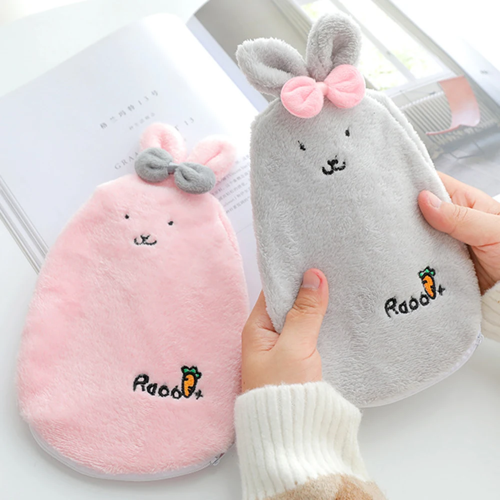 

Cute Hot Water Bottle Cartoon Winter Warm Water Bag Water Injection Student Girl Portable Mini Hand Feet Warm Water Bag