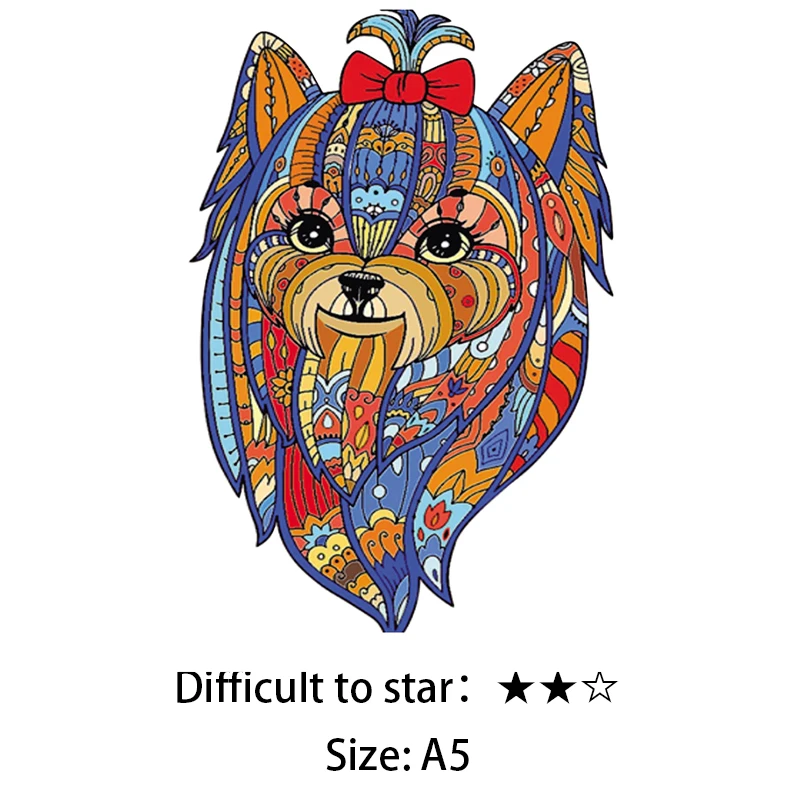 

Wooden Jigsaw Puzzles For Adults Kids Mysterious Cat DIY Each Piece Is Animal Shaped Puzzle Interactive Games Toys Dropshipping