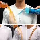 Дышащая мужская футболка, креативные гидрофобные водонепроницаемые быстросохнущие футболки, топ, футболки с короткими рукавами