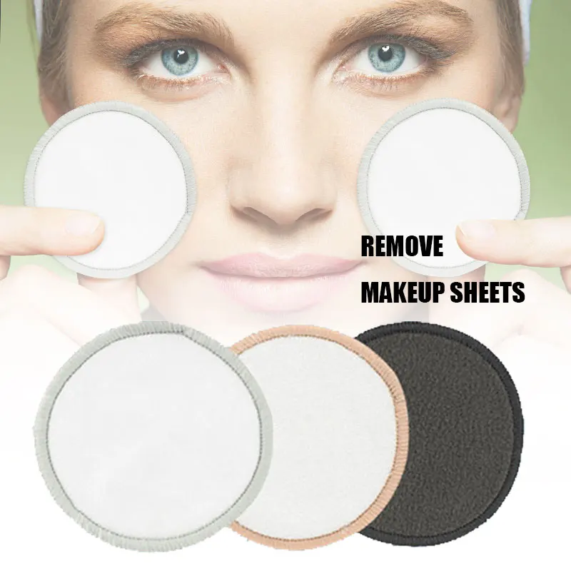 1 шт многоразовые подушечки для снятия макияжа ватные очищения лица салфетки