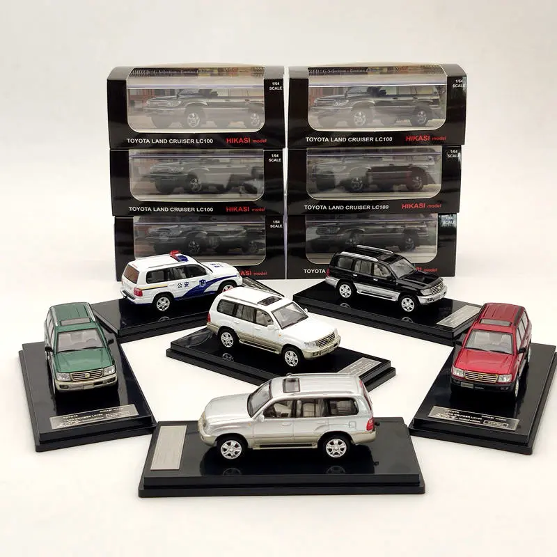 HIKASI 1:64 для моделей To ta Land Cruiser LC100 V8 VXR лимитированная серия литье под давлением| |