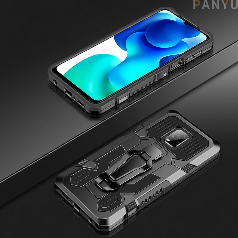 Чехол для телефона Xiaomi Mi Redmi Note 10 9 9s 8 7 Pro бронированный защитный Магнитный чехол