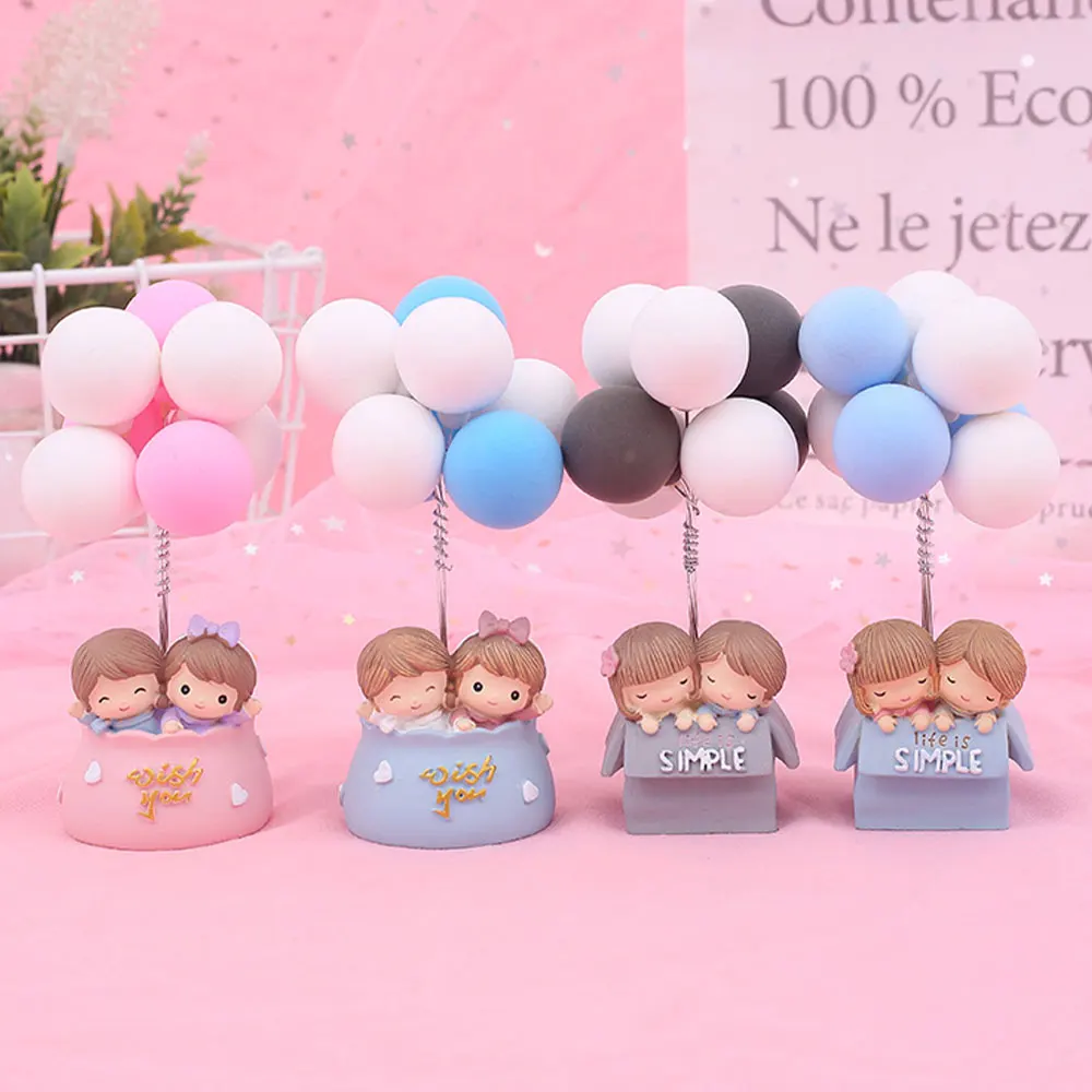 Креативная чашка для чая с воздушным шаром милая пара подарок из смолы украшения