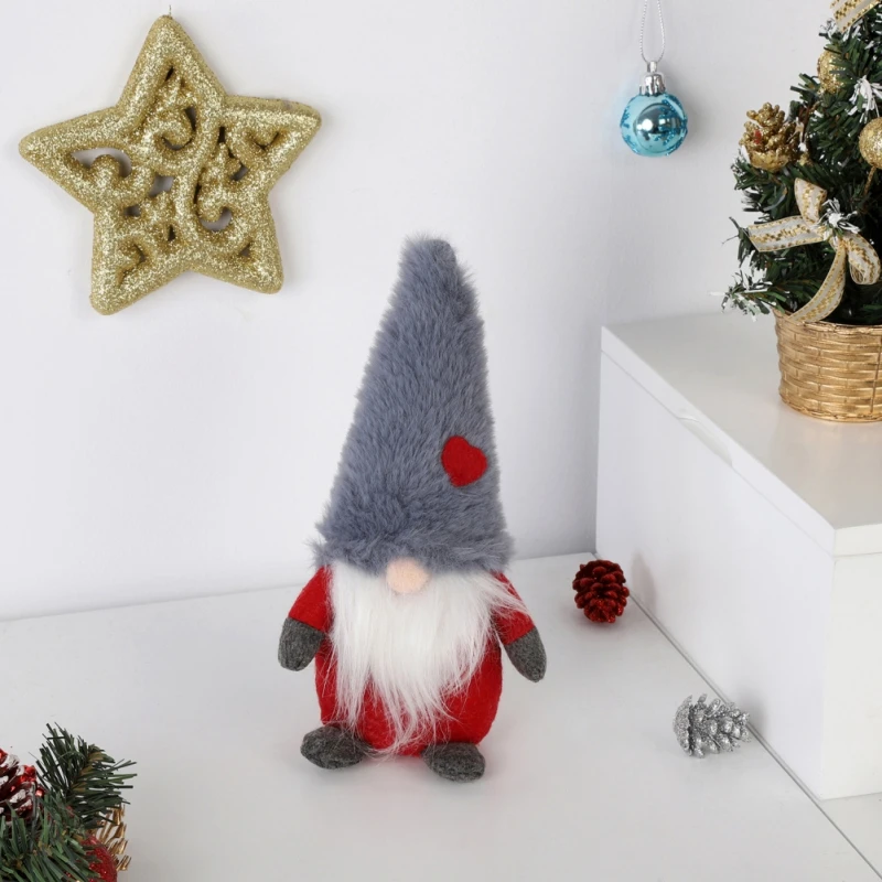 8 дюймов 3 цвета плюшевый хлопок Gnome кукла украшения Рождество Санта ниссе милые Высокое качество скандинавский эльф фигурка праздничные подарки