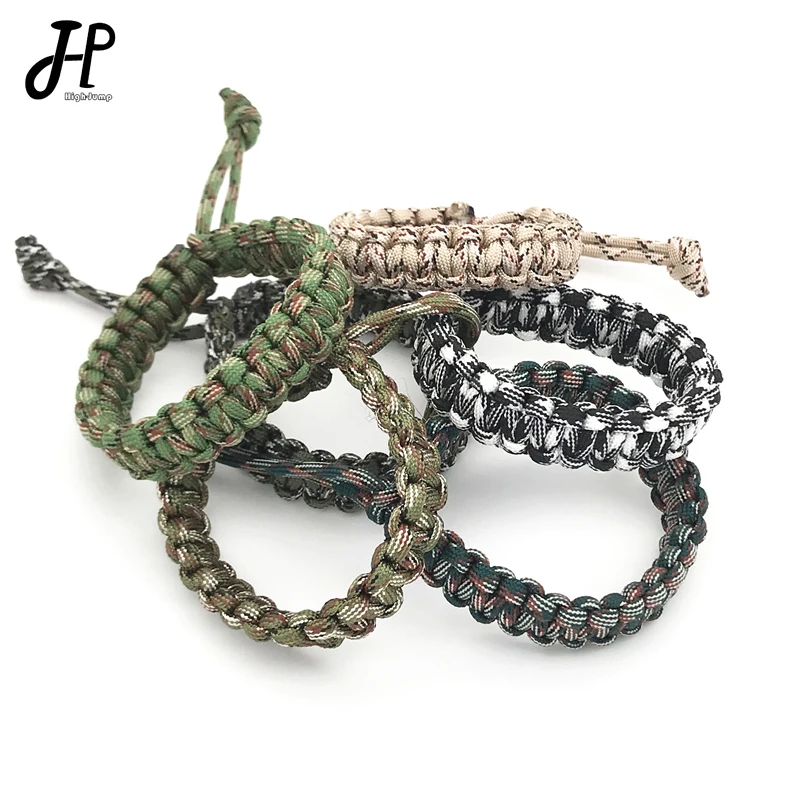 

Регулируемый Аварийный Браслет для выживания, 550 Паракорд, шнур, браслет, плетеный шнур для кемпинга, пешего туризма, уличные аксессуары, 9 цв...