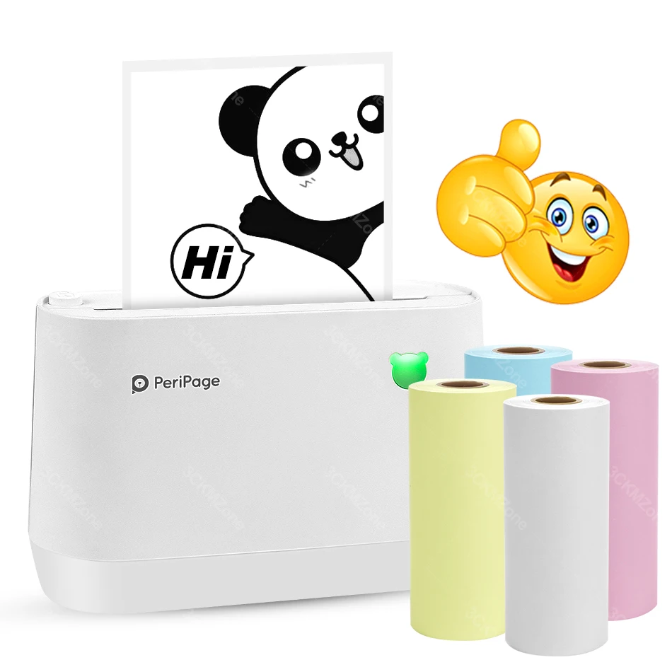 Карманный миниатюрный Термопринтер для фотографий с bluetooth 58 мм принтер наклеек