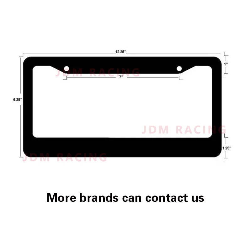 Лидер продаж стандартная рамка номерного знака США JDM для фанатов AE86 магазин TOFU
