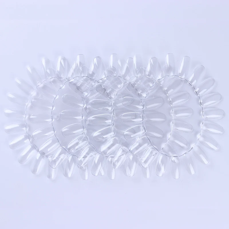 Акриловая Форма для ногтей 1 шт./5 шт. полного покрытия практики колесо прозрачный