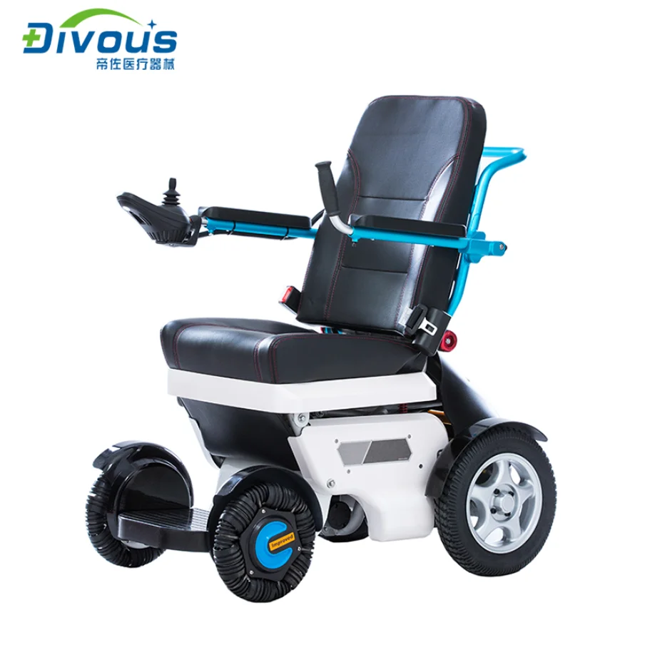 Новинка! Дизайн Складная коляска с электроприводом джойстиком двойной моторный