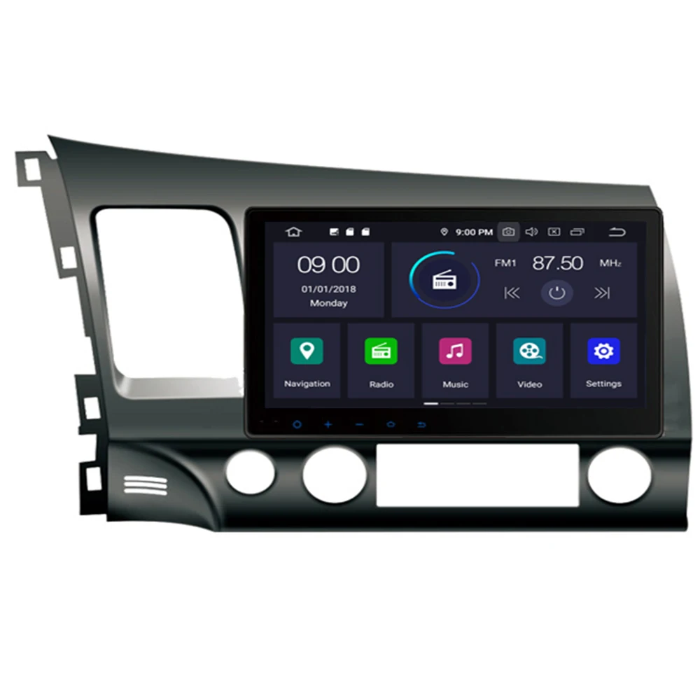 

1024*600 4G android 10 car dvd gps player for honda civic 2006-2011 car radio video player gps navigation car stereo 2 din dvd
