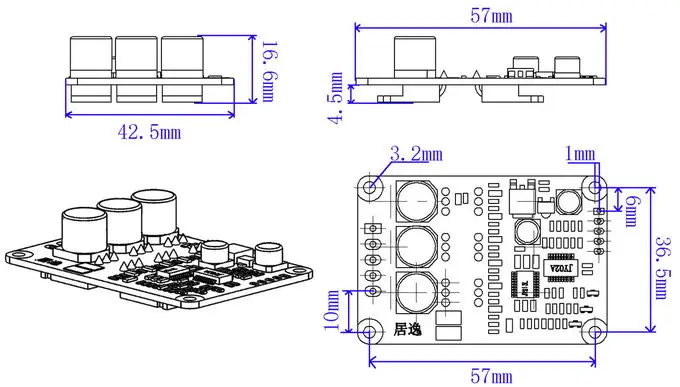 Оригинальная плата драйвера электродвигателя постоянного тока JUYI Tech JYQD-V8.3E bldc