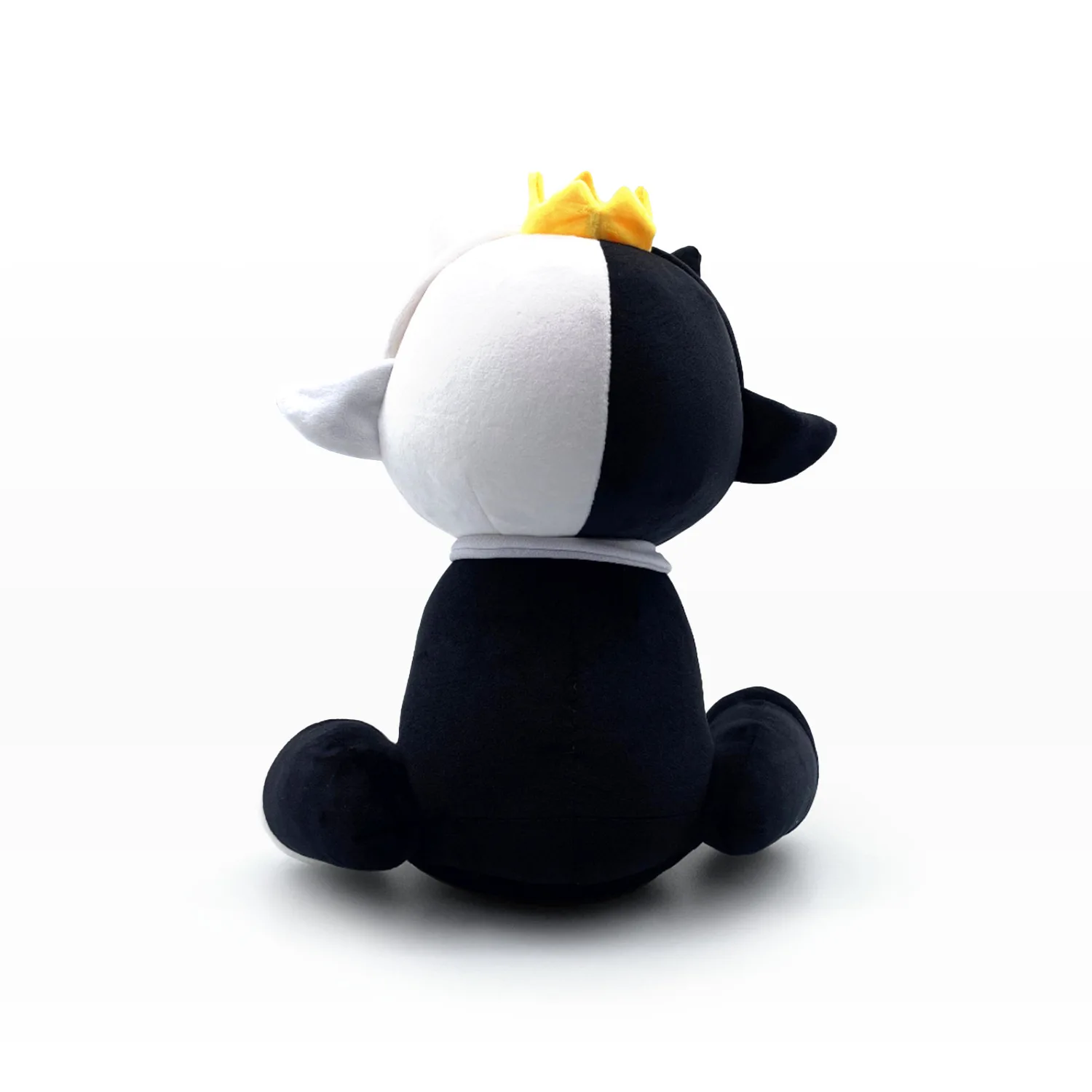 Ranboo-peluche de animales de peluche para ni&ntilde;os, juguete de dibujos animados de felpa suave, de cordero blanco y negro, de 25cm, estilo Kawaii, novedad-1