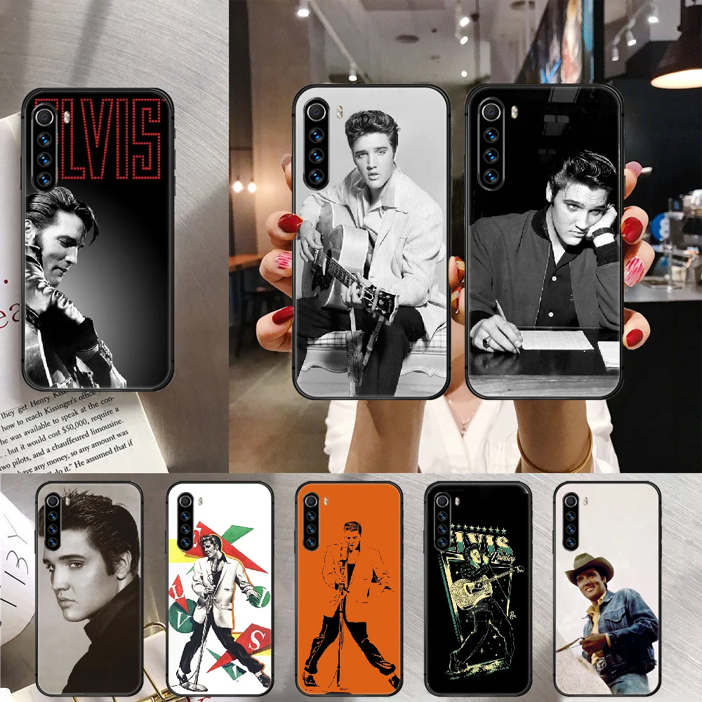 

Elvis Presley Phone Case Cover For Xiaomi Redmi Note 7 7A 8 8T 9 9S 9A 10 K30 Pro Ultra Black Cell Pretty Black Coque