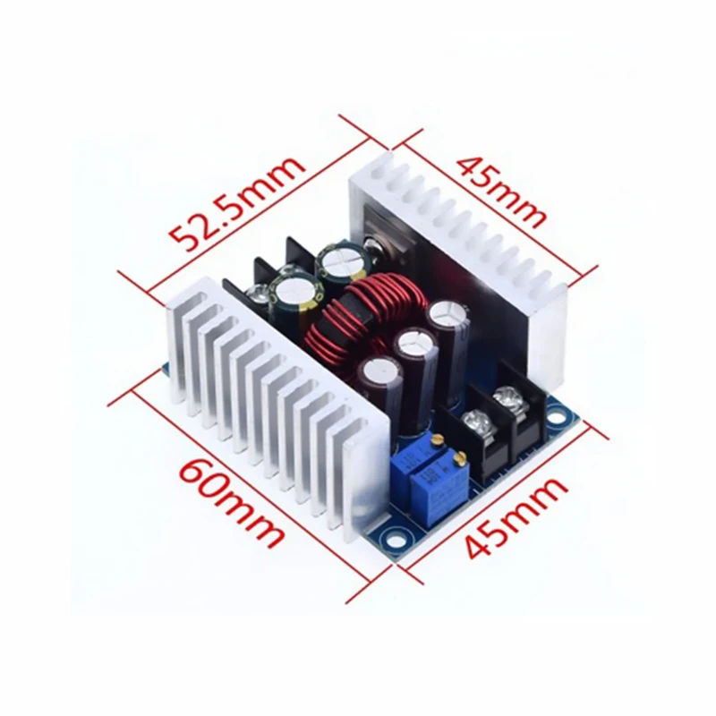 DC 300W 20A CC CV постоянный ток Регулируемый понижающий преобразователь напряжения