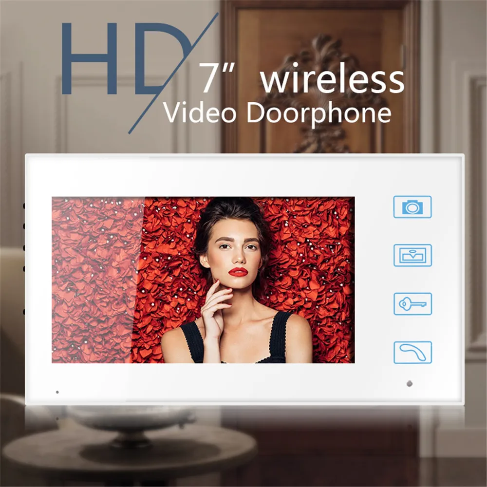 Видеодомофон 1200TVL умный беспроводной видеодомофон с Wi Fi 7 дюймов камера для входа
