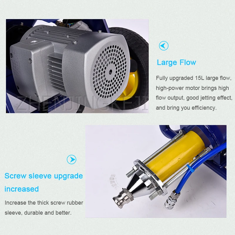 

Multifunction Real Stone Paint Sprayer Waterproof Fire Prevention Putty Powder Exterior Wall Steel Structure Painting Equipment