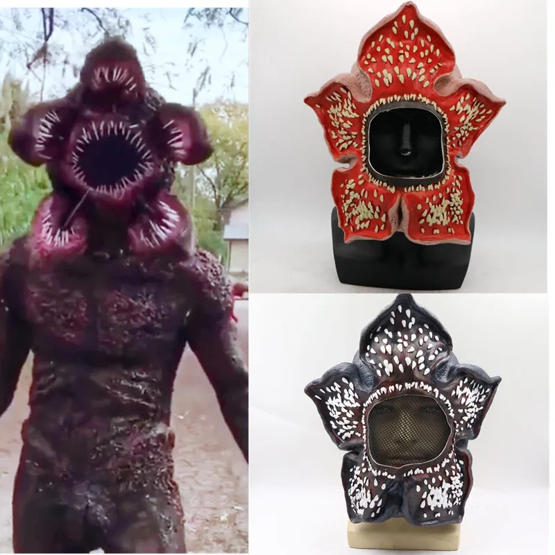 Странные Вещи маска Монстр Косплей латексная маска для Хеллоуина маска Костюм для взрослой вечеринки реквизит