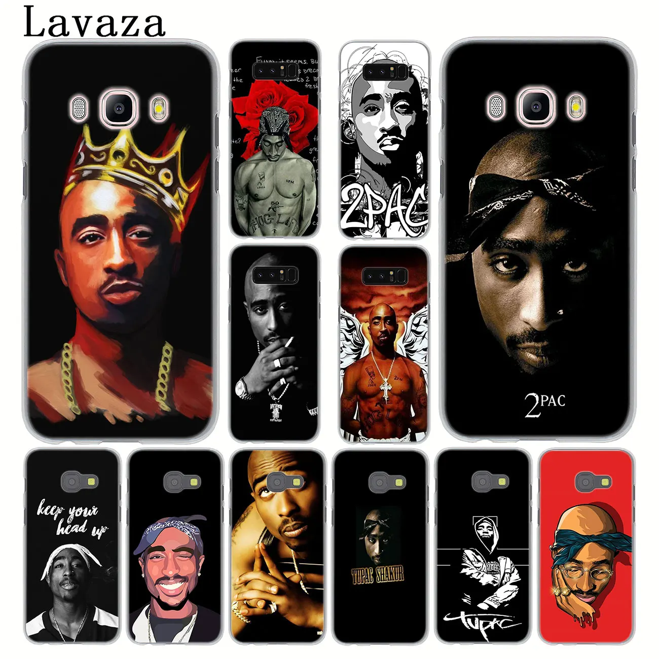 Lavaza 2pac Тупак Жесткий Чехол для телефона samsung Galaxy Note 10 9 8 A9 A8 A7 A6 плюс 2018 A3 A5 2017 2016 2015 A2