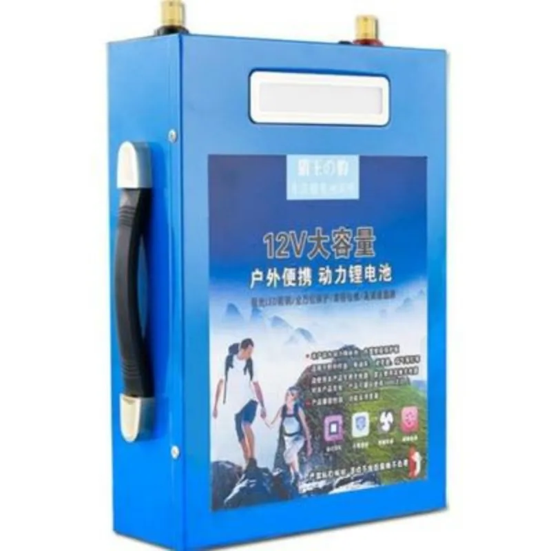 

Outdoor Lithium Battery Full Set Large Capacity Mobile Marine Digital Display Integrated Machine Polymer Power Charging Twelve V