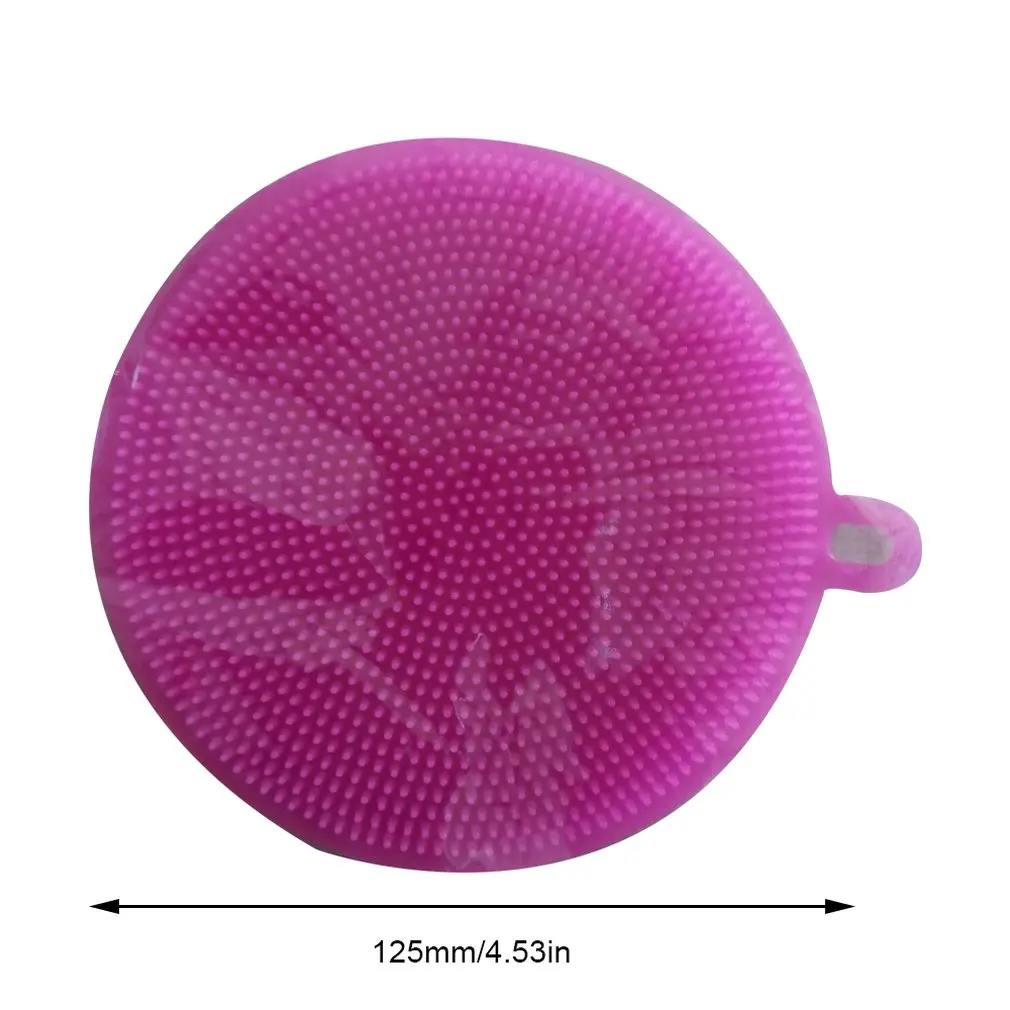 

Kitchen Cleaning Brush Silicone Sponge Multifunction Pots Pans Tableware Sponge Scrubber Cleaner Sponge Scouring Pads