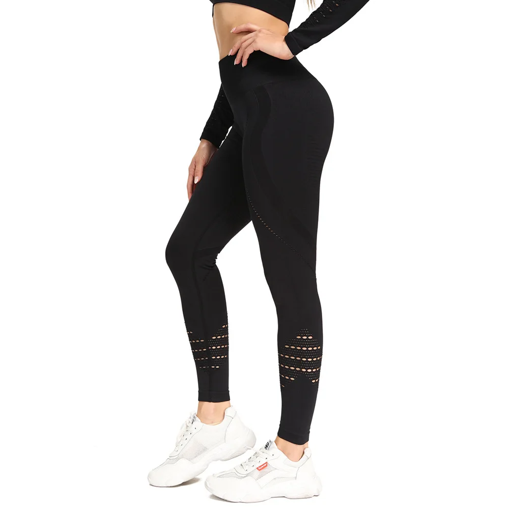 

Lu Ai Leggings For Fitness Seamless Leggings High Waist Yoga Pants Fitness Women Workout Breathable Tights Training Pants 2021