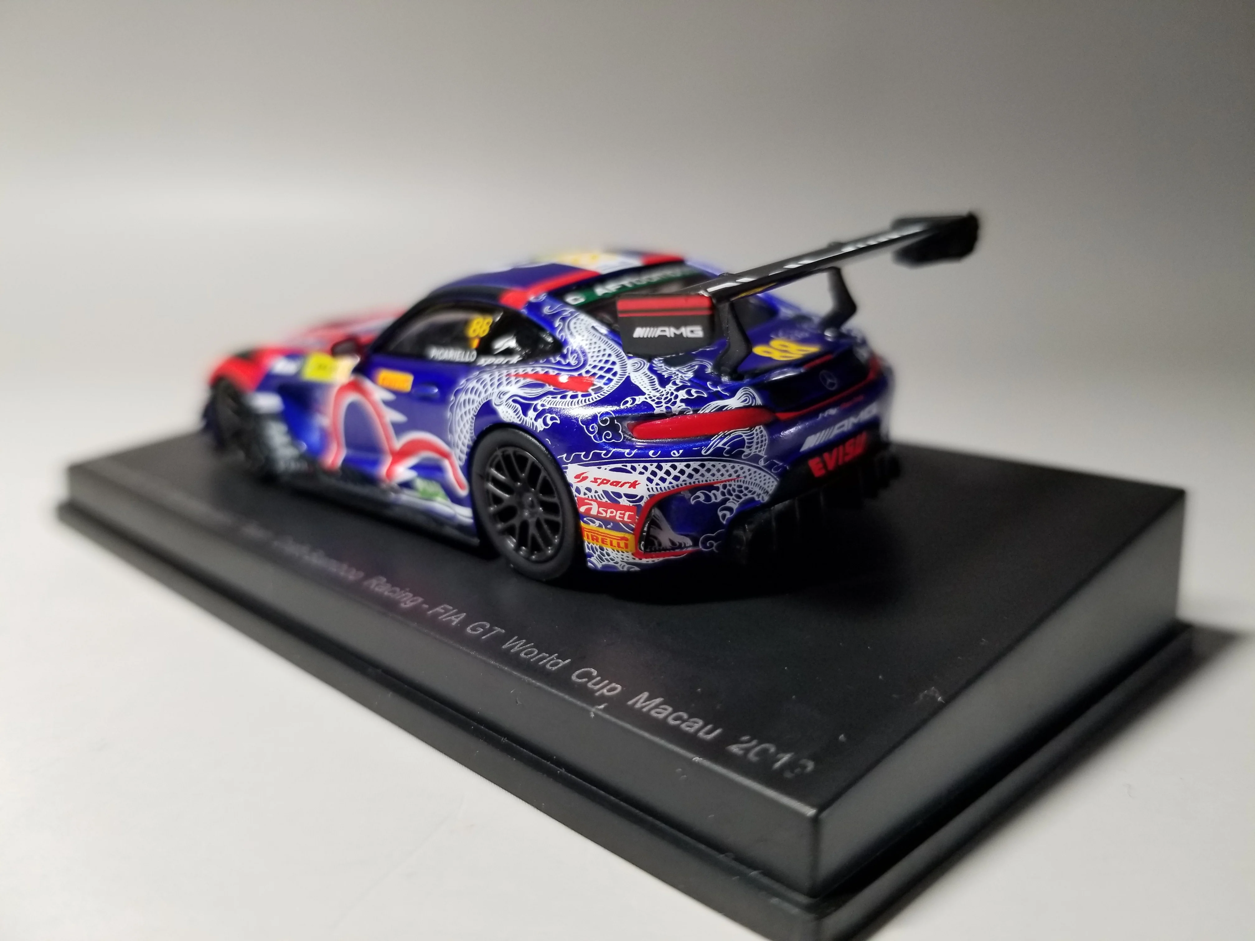 

Spark Sparky 1/64 AMG GT3 #88 FIA GT World Cup Macau 2019 Y170 Die Cast Model Car Collection Limited