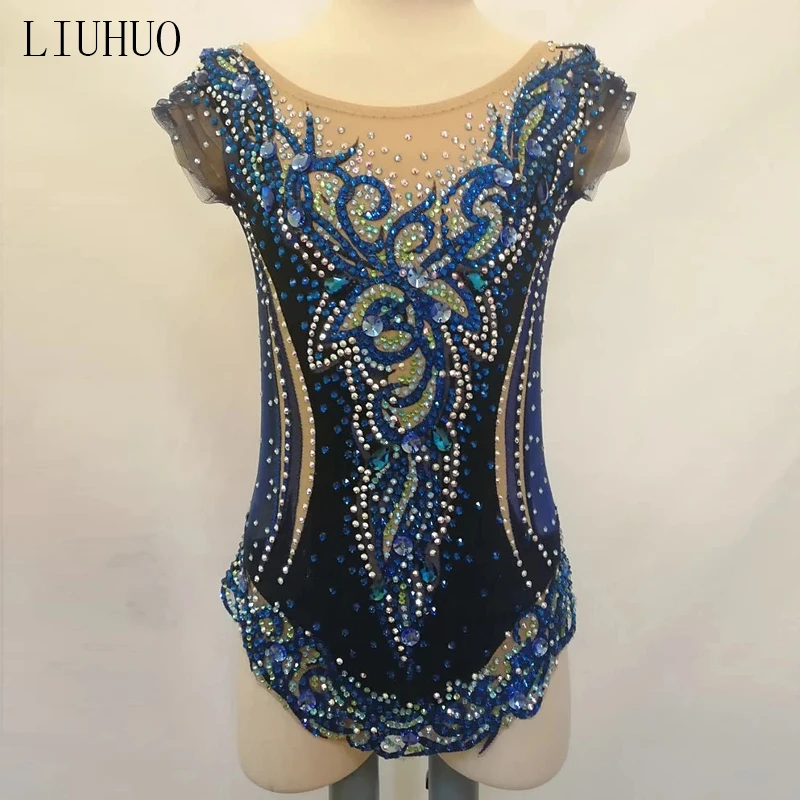 Платье для фигурного катания LIUHUO гимнастическое трико женщин и девочек