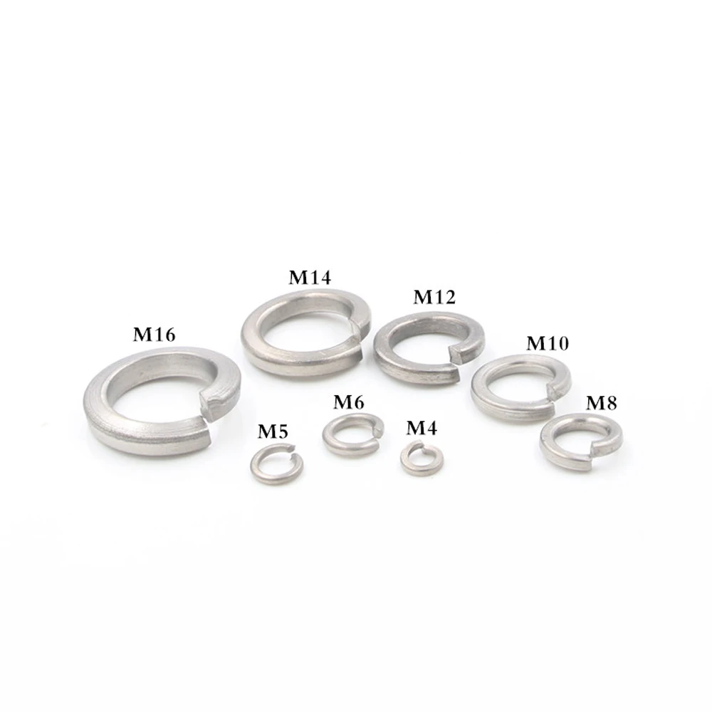 

M3/4/5/6/8/10/12/14/16/18/20 TC4 GR5 Titanium Spring Lock Washer Anti Acid Corrosion