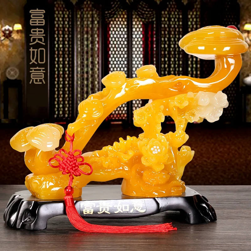 Новый полимерный нефрит Ruyi украшение благоприятный подарок Гостиная Кабинет