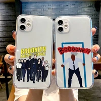 brooklyn nine nine 99 phone case for iphone 13 12 11 8 7 plus mini x xs xr pro max transparent soft