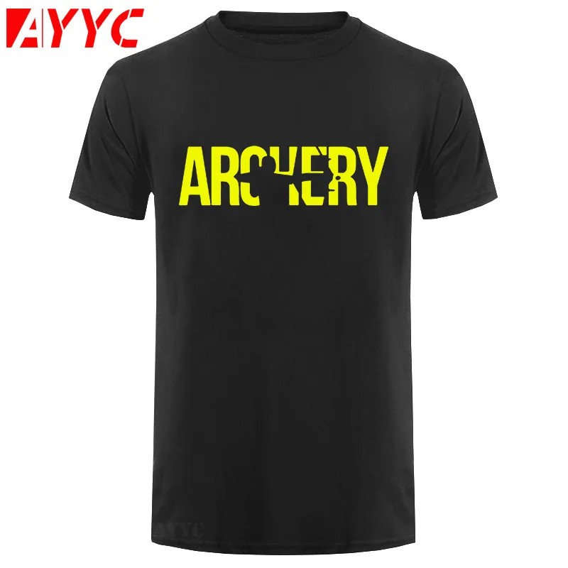 

AYYC T Shirt Tshirt Archery T Shirt Men Short Sleeve Fashion Cotton Archery Printed T Shirt Men High Quality Brand Clothing Tops