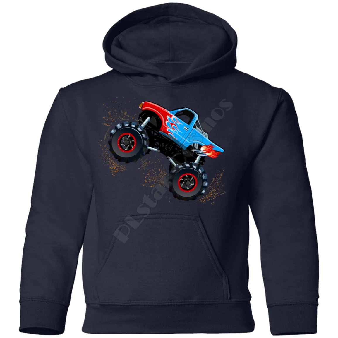

Monster Truck Kids Hoodies 3D Printed Kids Sweatshirt Child Long Sleeve Boy For Girl Navy blue Pullover Drop Shipping