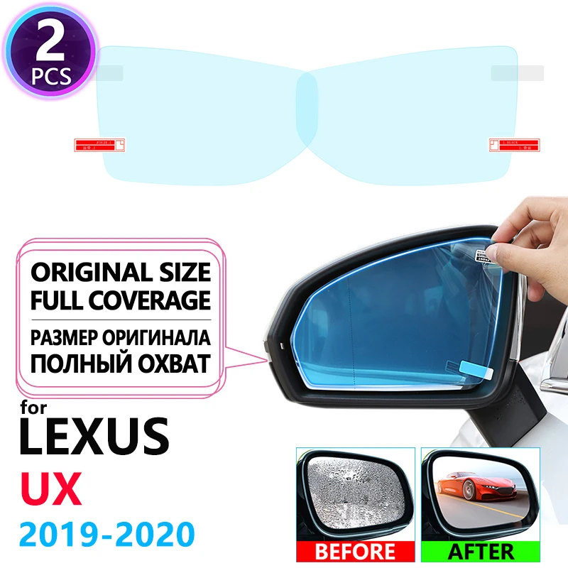 

Full Cover Anti Fog Rainproof Film Rearview Mirror for Lexus UX 200 250h UX200 UX250h 2019 2020 2021Car Films Clean Accessories