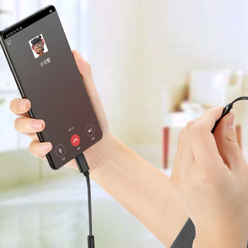 Кабель-Переходник USB C на 3 5 мм адаптеру головного телефона 32 бит/384 кГц o Aux