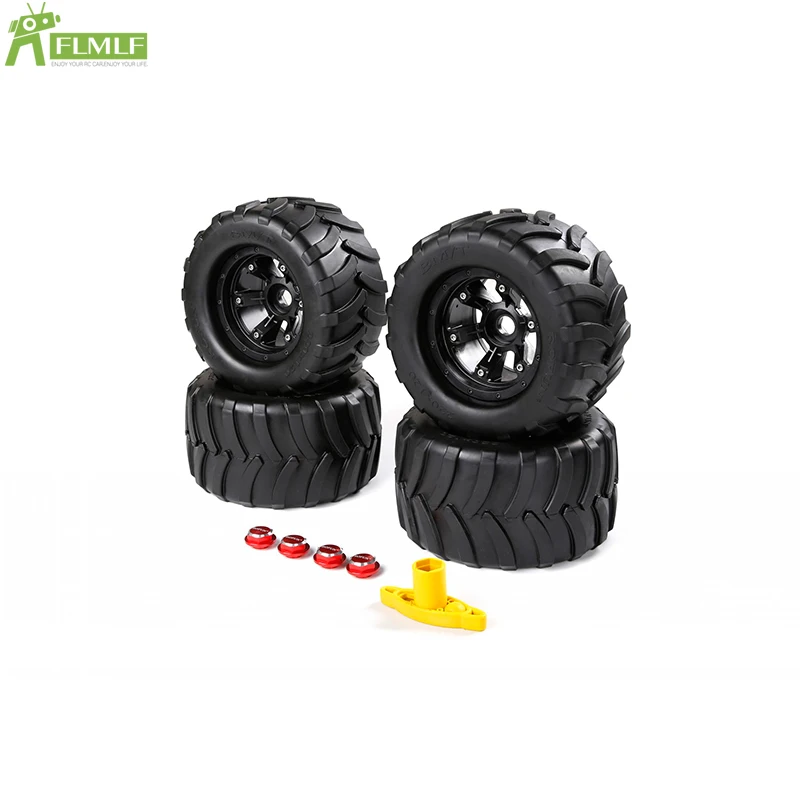 Комплект колес с елочкой Размер: 200*120 колесной гайкой и гаечным ключом для 1/5 Traxxas