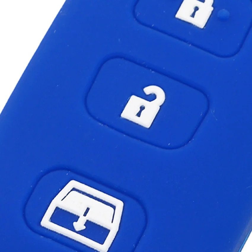 Силиконовый чехол для автомобильного ключа с 4 кнопками Toyota 4runner 1999-2009 Sequoia 2001-2008