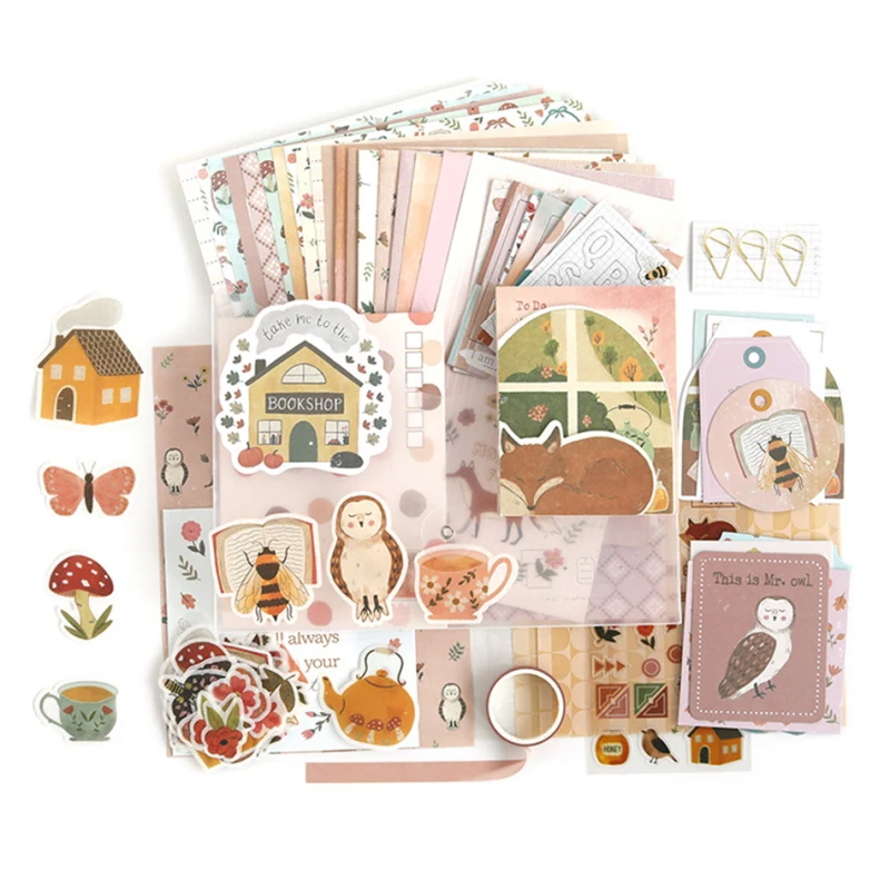 Альбом для стикеров ручной работы 118 шт. набор фона украшение основной материал