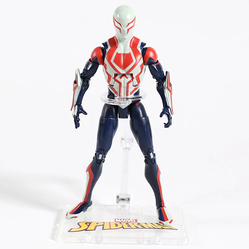 Marvel Человек-паук Miles Morales Gwen Stacy Питер Паркер Черный Человек-паук 2099 ПВХ фигурка Коллекционная модель игрушки