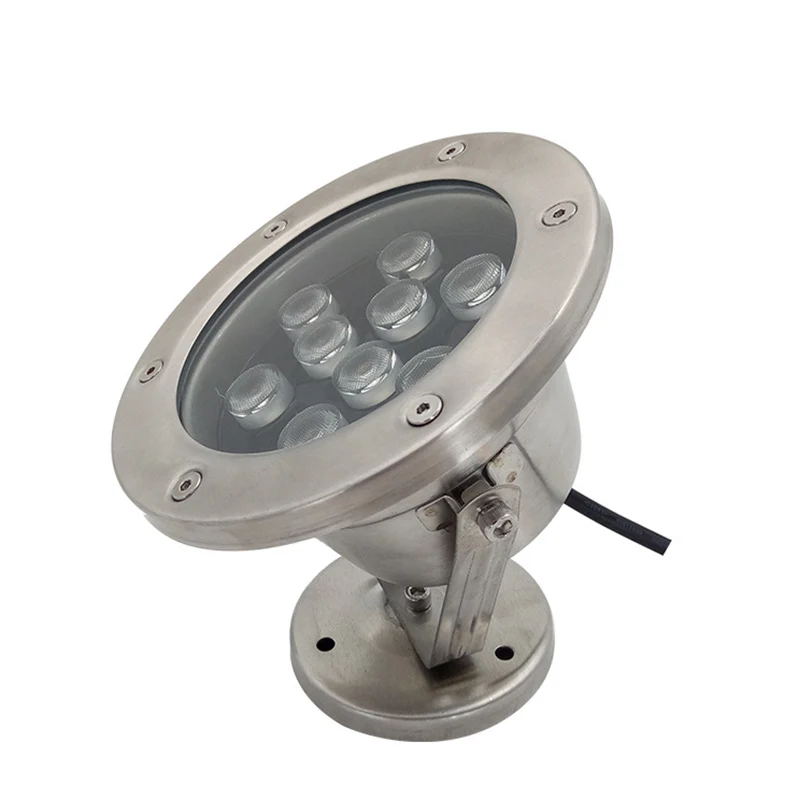 Светодиодный подводный светильник IP68 3 Вт 6 9 12 18 24 36 RGB ночник для сада вечерние