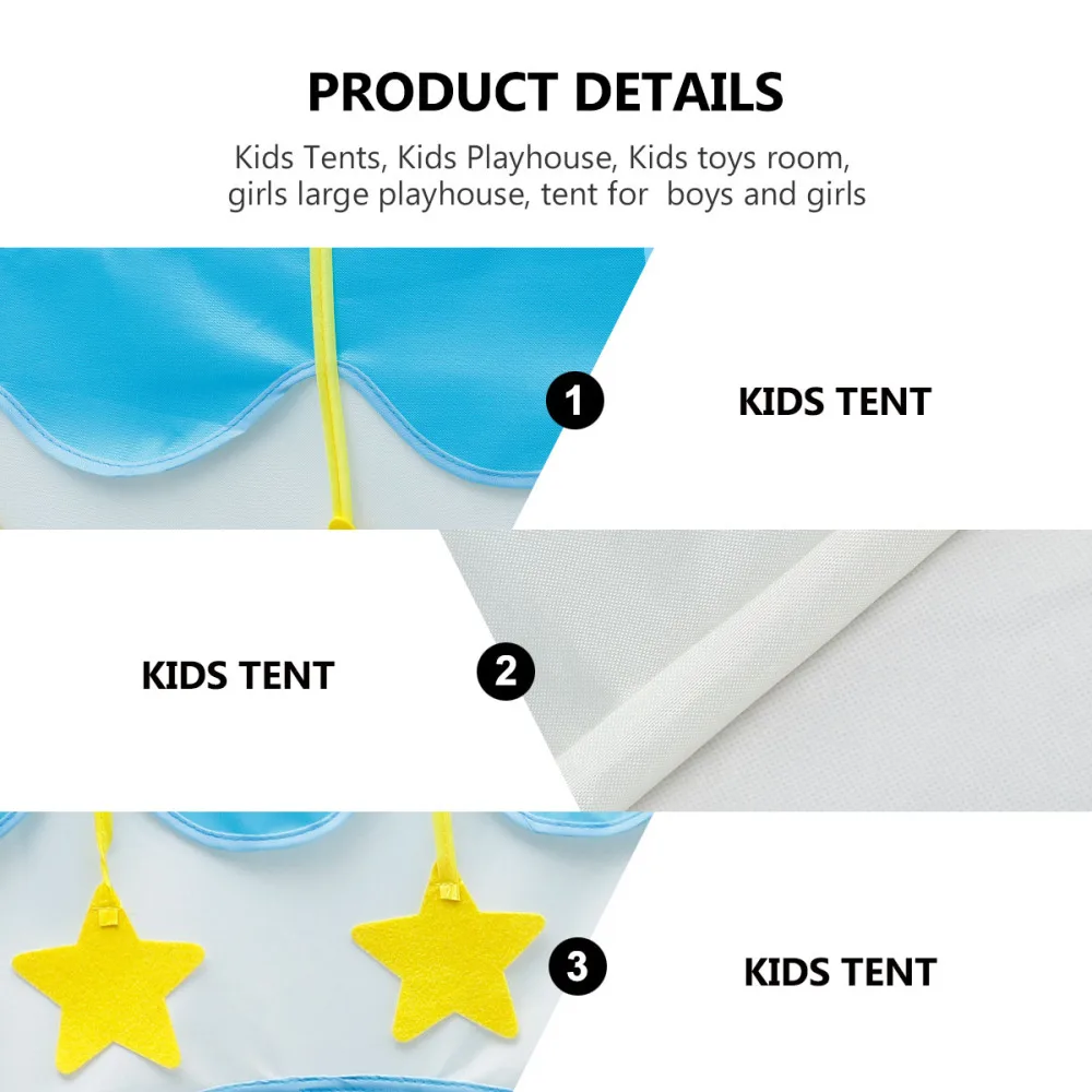 

1pc Kids Tent Baby Toys House Kids Playhouse Kids Pretend Playhouse Play Room