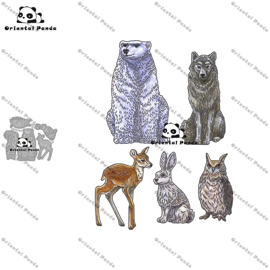 

New Dies 2020 Christmas animals Metal Cutting Dies diy Dies photo album cutting dies Scrapbooking Stencil christmas dies die cut