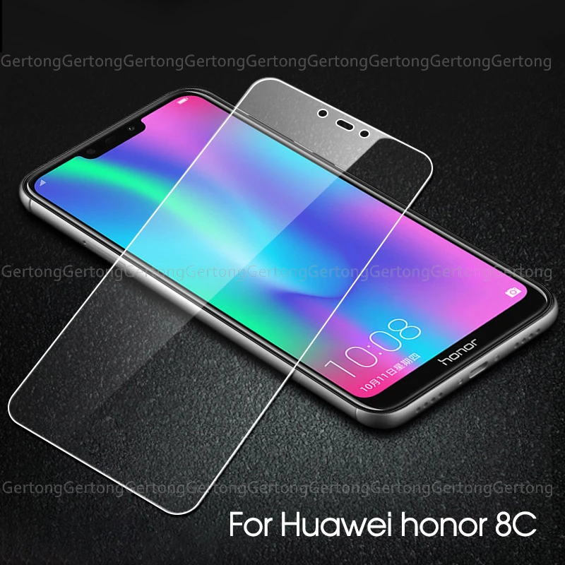 Ударопрочная закаленная пленка для Huawei Honor 8C 8X Max 9 10 8 Lite Mate 20 X P20 Pro Y9 2018 Защитная