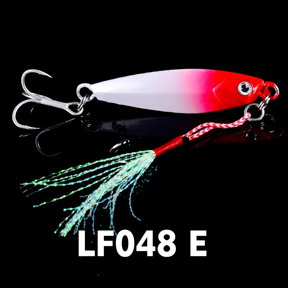 7g10g15g20g30g Saltwater Jigging lead Fishing Lure Laser Body Sinking Bait Isca Artificial Fake Fish Jig Lures LF048 | Спорт и